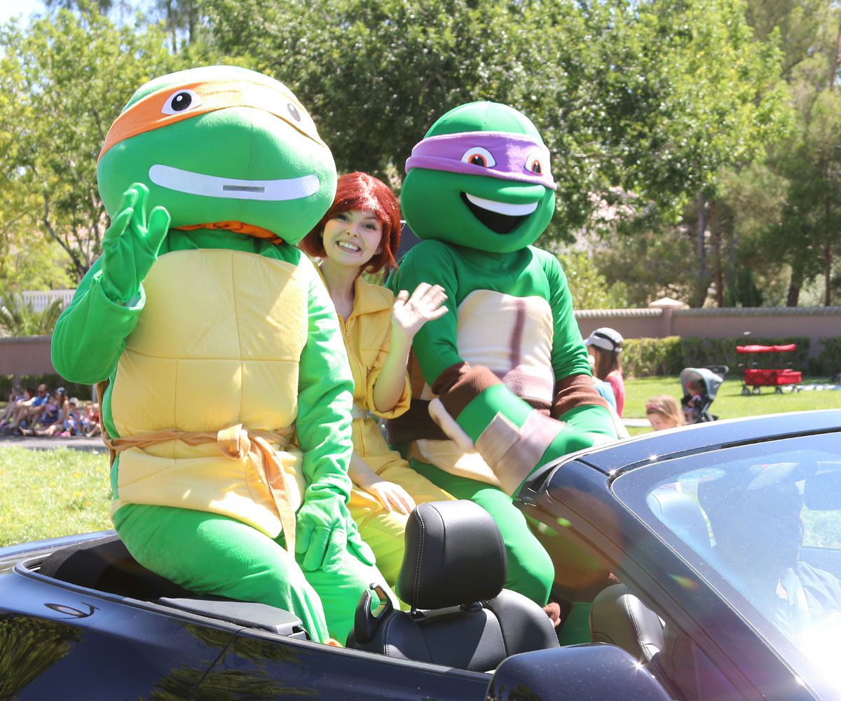 Costumed character entry coordinated by The Summerlin Council