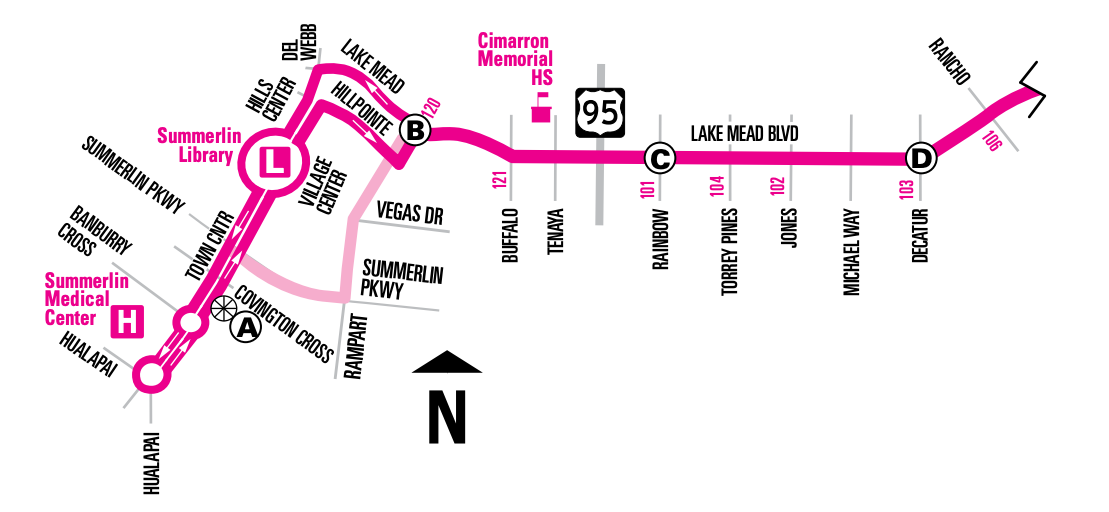 RTC Route 210 Map